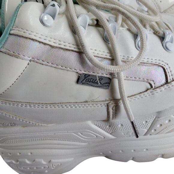 Yosuke Sanmaru 3.0 Platform Shoes Sneakers Size 40 US 9 25 cm Harajuku White - Picture 4 of 15